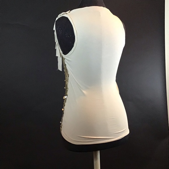 New York & Company Sleeveless sequin knit Top - Picture 2 of 5